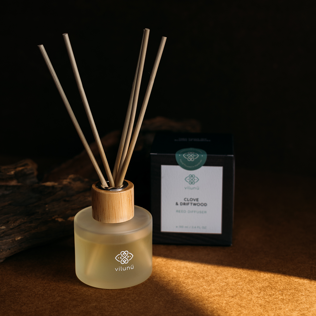 Clove & Driftwood Reed Diffuser 100ml – Vilunü